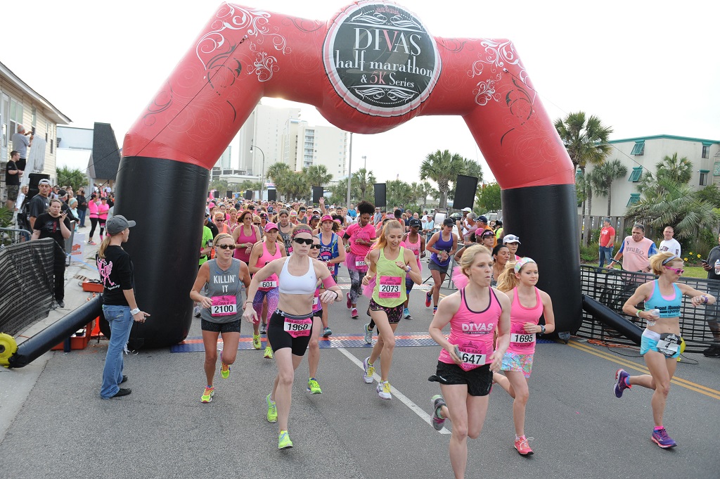 Divas Half Marathon & 5K in North Myrtle Beach