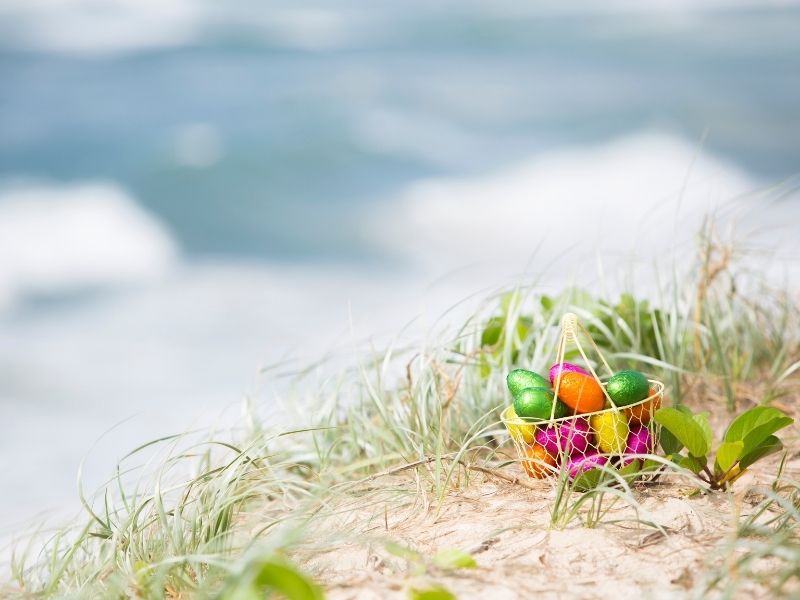 Easter Egg Hunt at the Beach