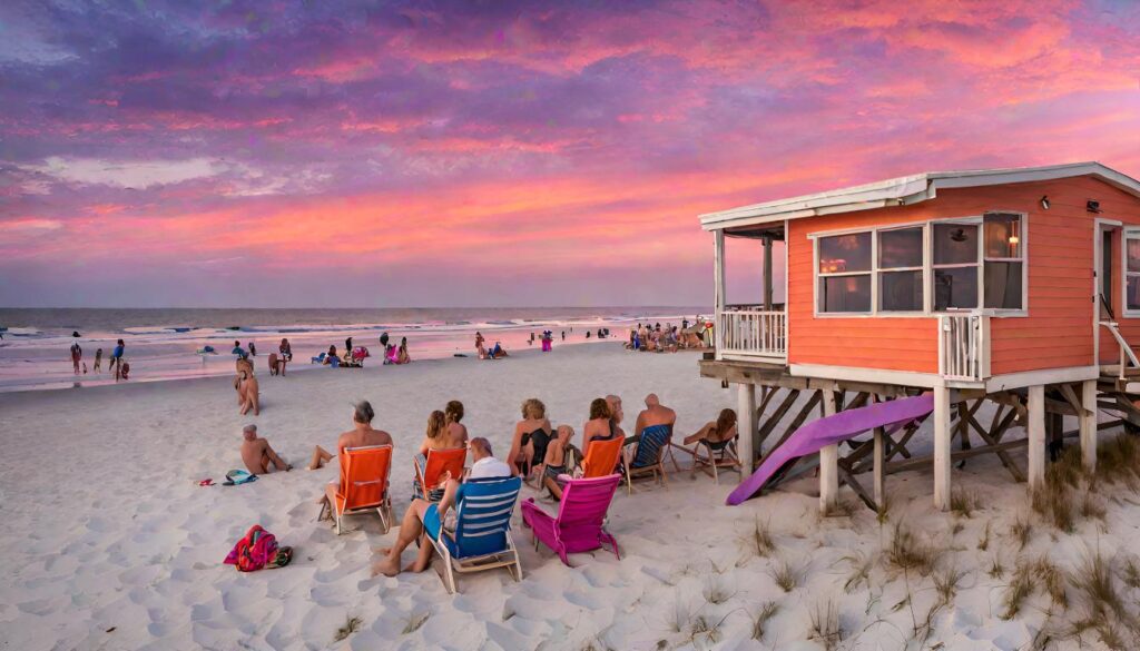 Sun Setting North Myrtle