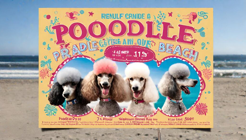 Poodle parade flyer