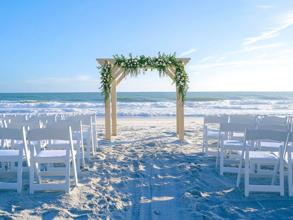 Wedding on the beach in North Myrtle Beach