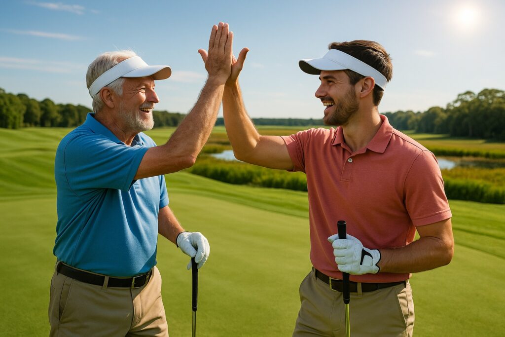 Golf Course High-Five