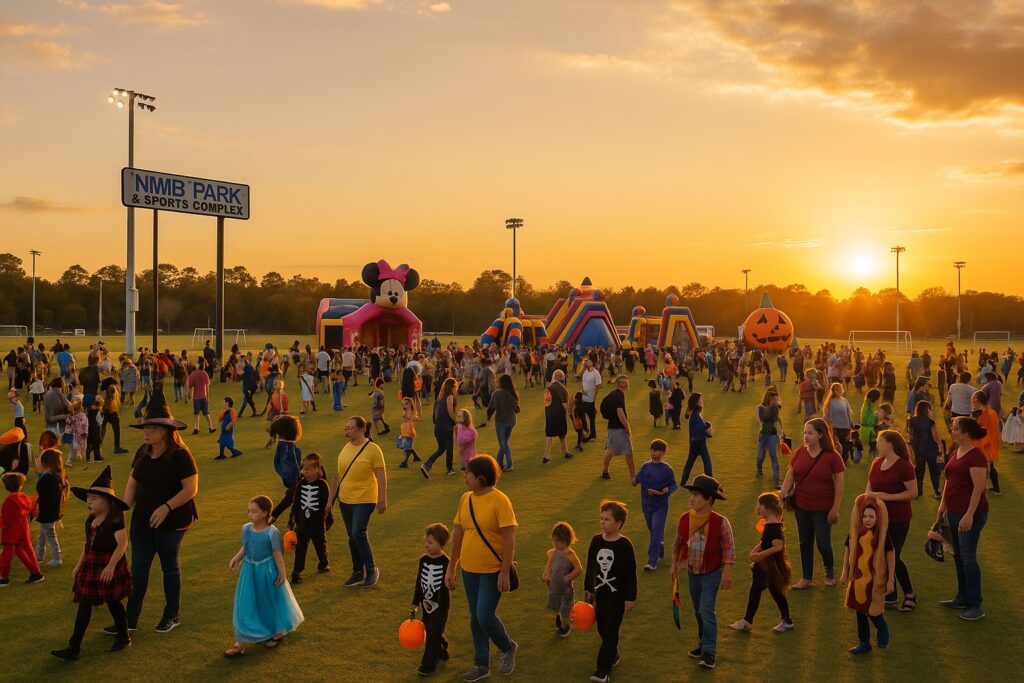 Golden-Hour Soccer Festivities