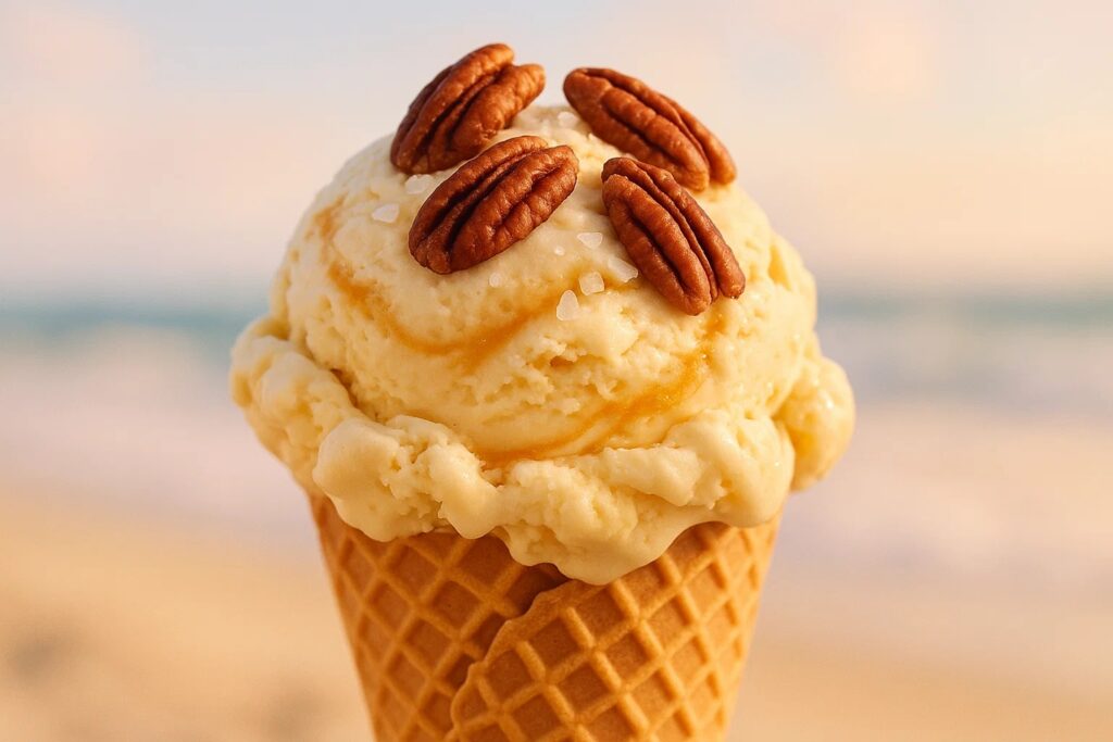 waffle cone ice cream