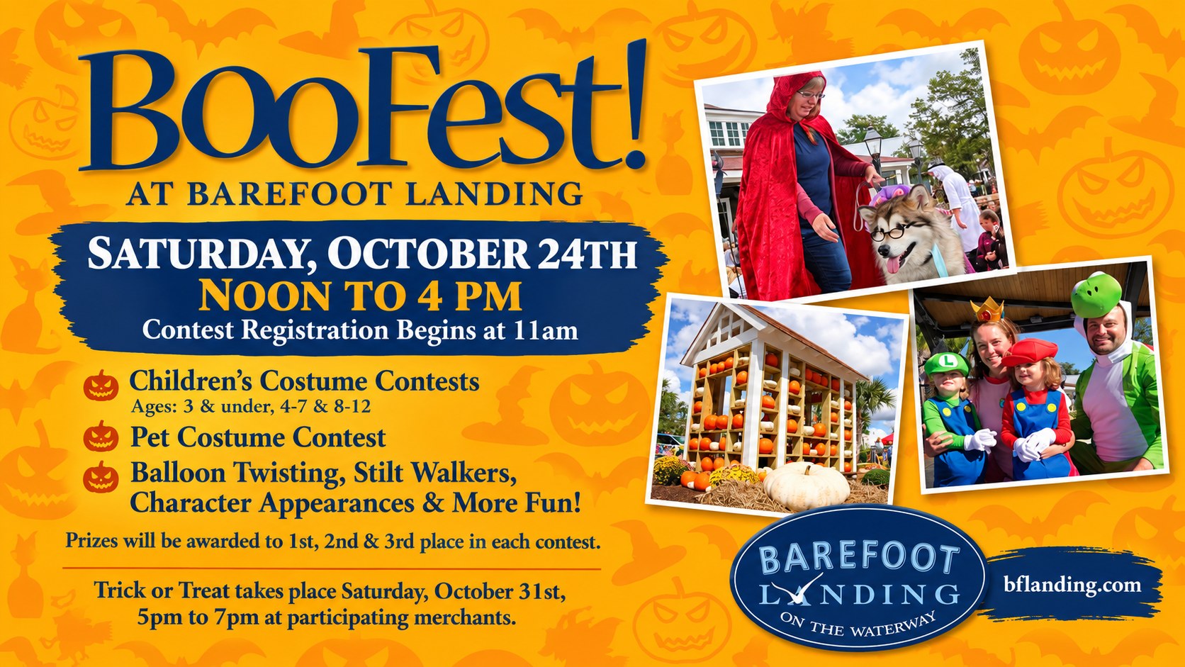 BooFest at Barefoot Landing 2026: A Family Guide to the Costume Contests, Trick-or-Treating and Halloween on the Waterway