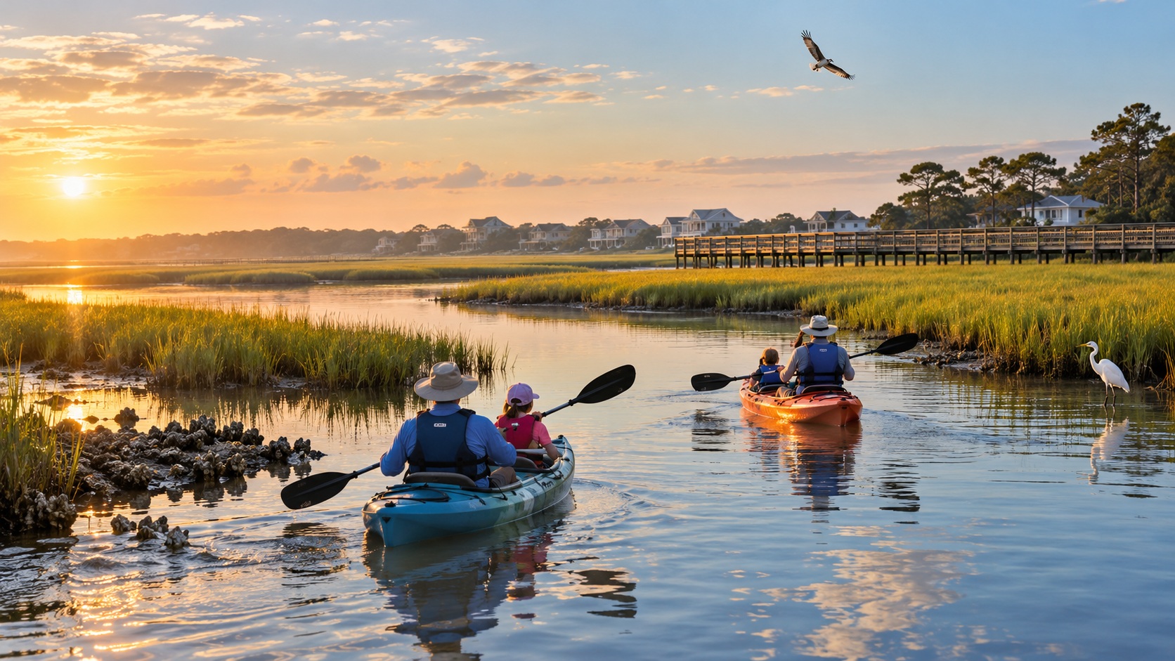 Family Eco-Adventures in North Myrtle Beach: Kayaking the Cherry Grove Marsh, Waites Island and the Wild Side of the Grand Strand